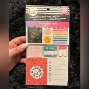 Happy Planner Household Stickers & Sticky Notes Set